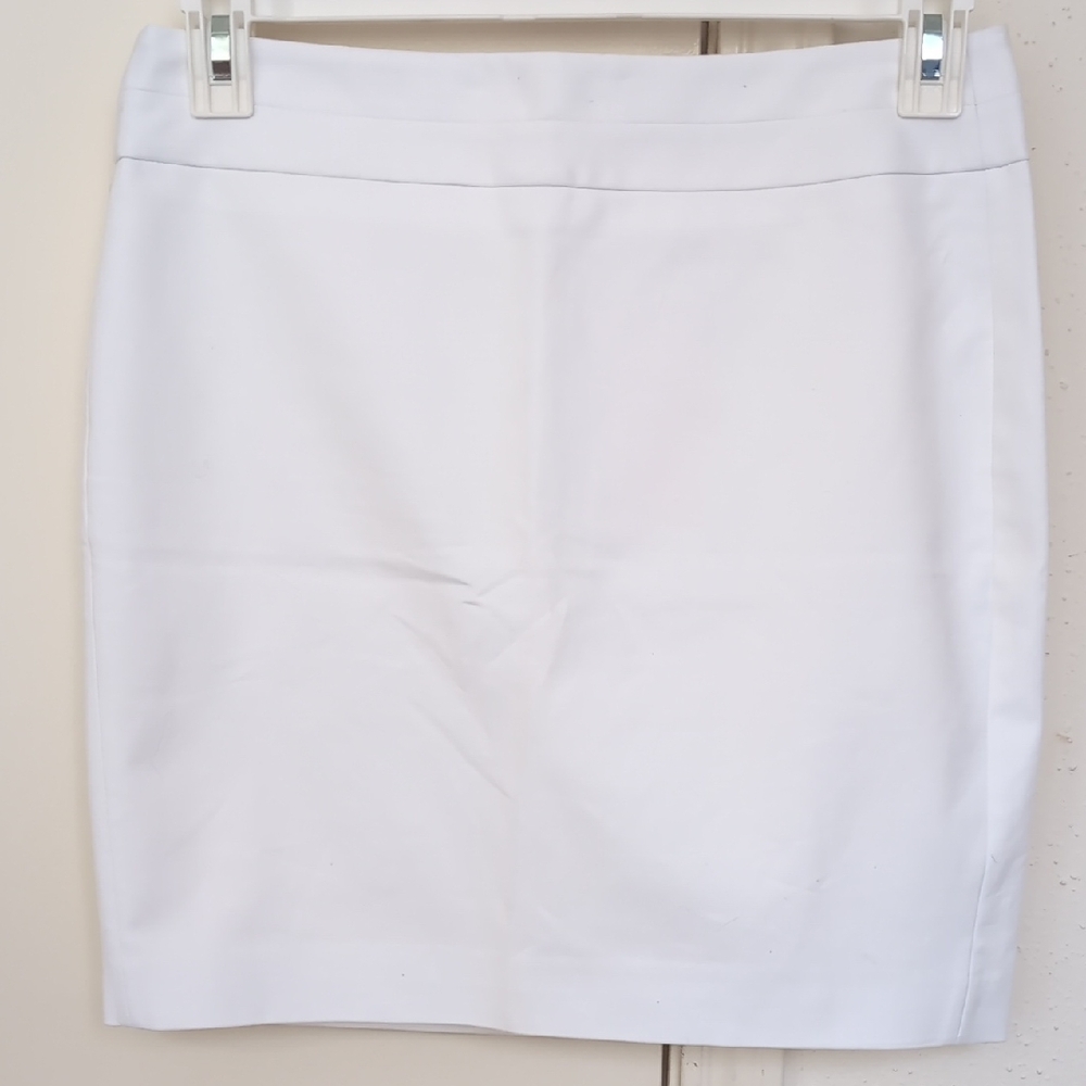 NWT Banana Republic White Mini Pencil Skirt for Work 8P